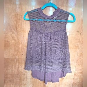 Xhilaration purple blouse size medium